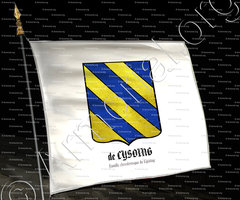 drapeau-de CYSOING_Famille chevaleresque de Cysoing_France