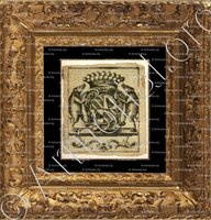 cadre-ancien-or-FEVRET DE FONTETTE_Bourgogne - Ex-libris du XVIIIe Siècle._France (i)