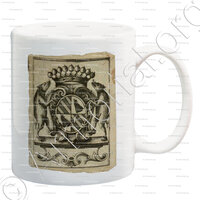 mug-FEVRET DE FONTETTE_Bourgogne - Ex-libris du XVIIIe Siècle._France (i)