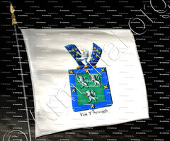 drapeau-VAN T'SESTIGH_Armorial royal des Pays-Bas_Europe