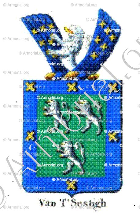 VAN T'SESTIGH_Armorial royal des Pays-Bas_Europe