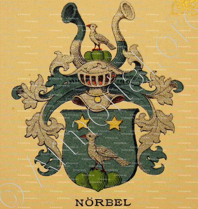 NÖRBEL_Wappenbuch der Stadt Basel . B.Meyer Knaus 1880_Schweiz 