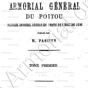 JOURDAIN, seigneur de LHOUMEDE_Poitou 3a