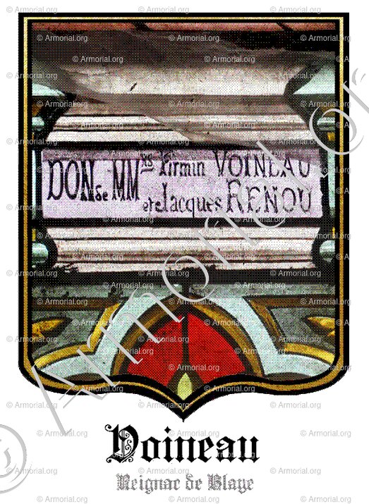 VOINEAU_Donateur. Eglise de Reignac de Blaye (Gironde)_France (+)