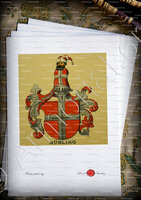 velin-d-Arches-NÜBLING_Wappenbuch der Stadt Basel . B.Meyer Knaus 1880_Schweiz 