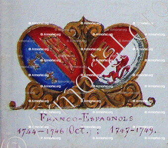 NICAEA 1744-1746 1747-1749, FRANCO-ESPAGNOL