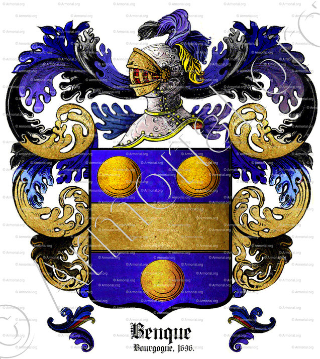 BENQUE_Bourgogne, 1696._France (ii)