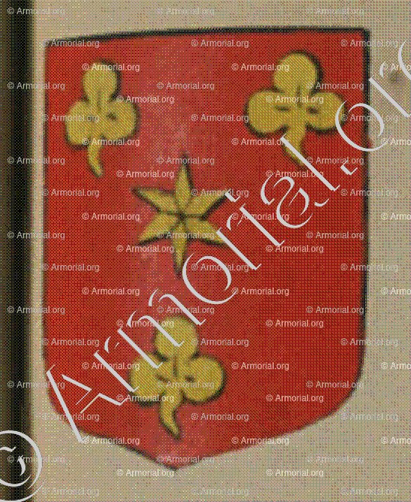 DAUBRY (Alsace)_Blason enregistré sous le règne de Louis XIV_France