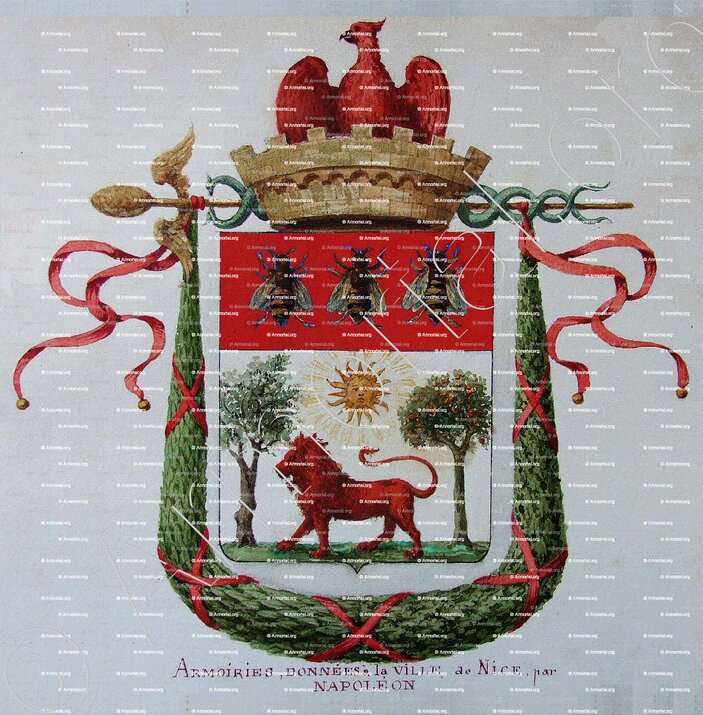 NICAEA 1810-1814_Armorial Nice. (J. Casal, 1903) (Bibl. mun. de Nice)_France 