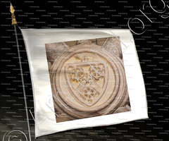 drapeau-Du PUYPARLIER _Eglise Saint-Pierre-du-Queyroix. Limoges_France