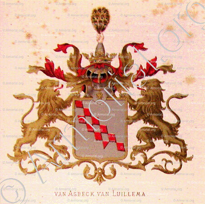 Van ASBECK Van LUILLEMA_Wapenboek van den Nederlandschen Adel door J.B.Rietstap 1883 1887_Nederland