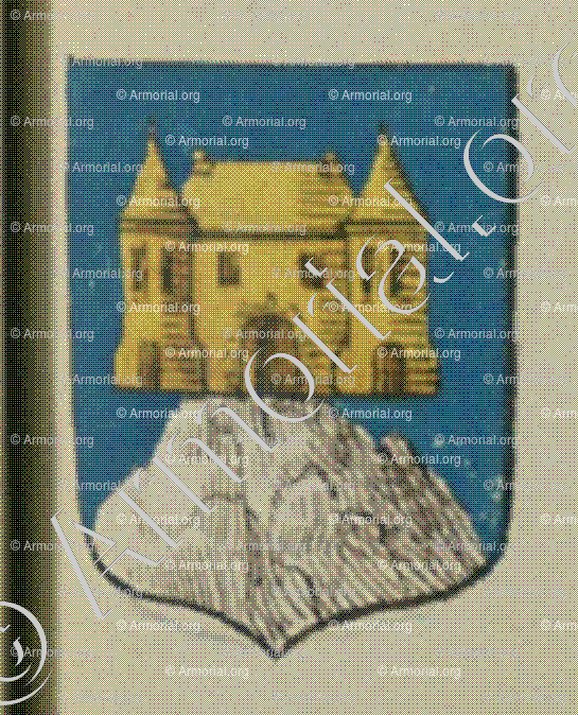 La ville de Dambach pour le grand sceau (Alsace)_Blason enregistré sous le règne de Louis XIV_France 