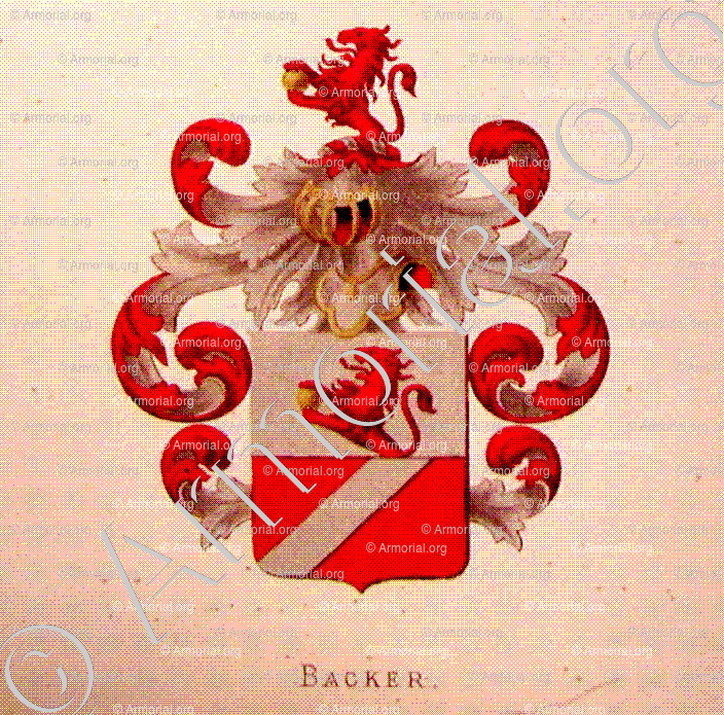 BACKER_Wapenboek van den Nederlandschen Adel door J.B.Rietstap 1883 1887_Nederland