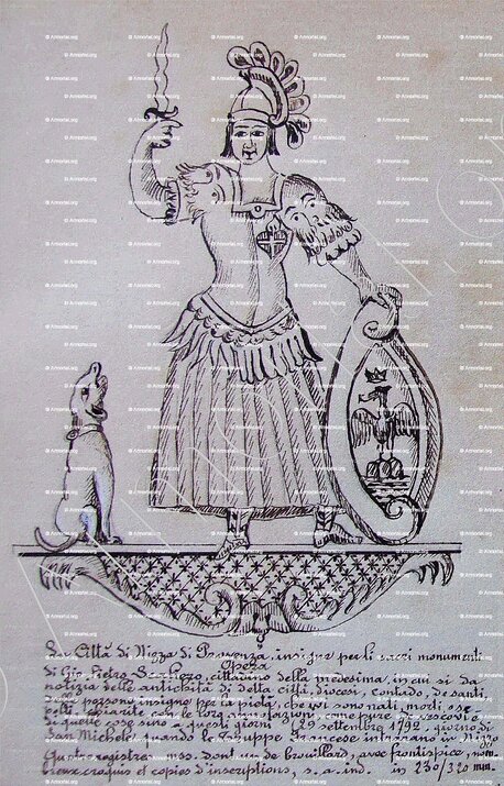 NICAEA di PROVENZA 1792_Armorial Nice. (J. Casal, 1903) (Bibl. mun. de Nice)_France