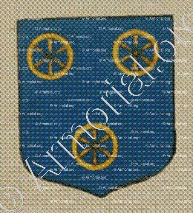 HURST (Alsace)_Blason enregistré sous le règne de Louis XIV_France 