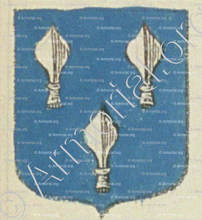 GRANDAIN (La Rochelle)_Blason enregistré sous le règne de Louis XIV._France