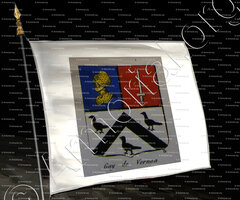 drapeau-GAY DE VERNON_Noblesse d'Empire._France