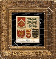 cadre-ancien-or-ALLERY_Lyonnais, Picardie, Allery (Picardie), Forez, Poitou._France