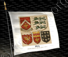 drapeau-ALLERY_Lyonnais, Picardie, Allery (Picardie), Forez, Poitou._France