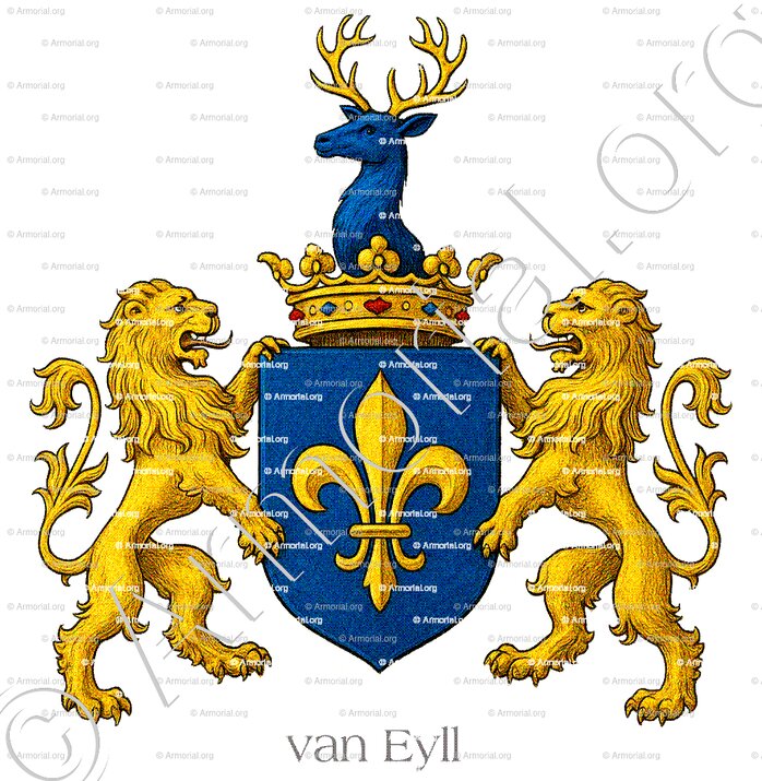 van EYLL (van EYLEN)_Grave. Ancien duché de Brabant._Belgique