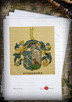 velin-d-Arches-OTTENDORF_Wappenbuch der Stadt Basel . B.Meyer Knaus 1880_Schweiz 