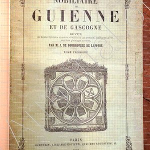 NOBILIAIRE de GUIENNE et de GASCOGNE, par M. O'Gilvy, 1858._Livres anciens (21)