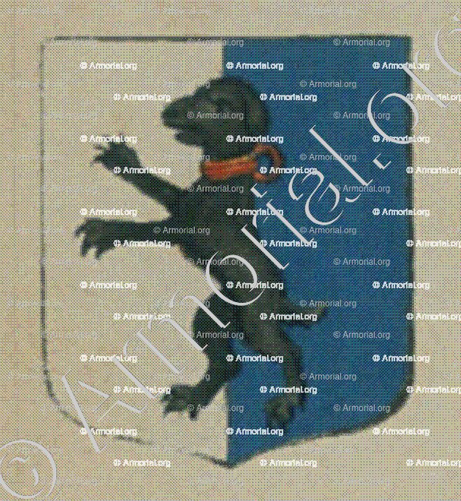 La ville de Kieuzheim (Alsace)_Blason enregistré sous le règne de Louis XIV_France 