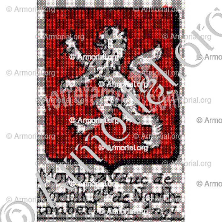 Mowbray duc de Norfolk Cte de Northumbe__