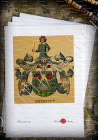 velin-d-Arches-OTTENEY_Wappenbuch der Stadt Basel . B.Meyer Knaus 1880_Schweiz 