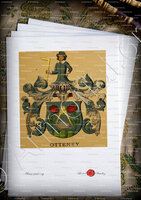 velin-d-Arches-OTTENEY_Wappenbuch der Stadt Basel . B.Meyer Knaus 1880_Schweiz 