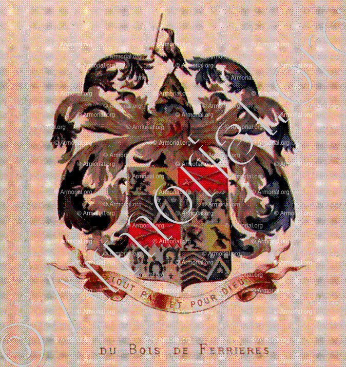 DU BOIS de FERRIERES_Wapenboek van den Nederlandschen Adel door J.B.Rietstap 1883 1887, Nederland