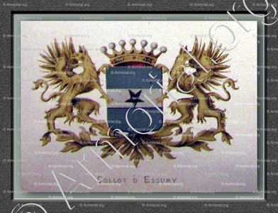COLLOT d'ESCURY
