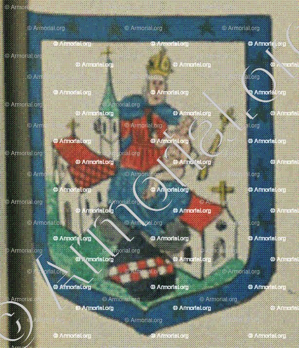 La ville de Lautterbach (Alsace)_Blason enregistré sous le règne de Louis XIV_France 