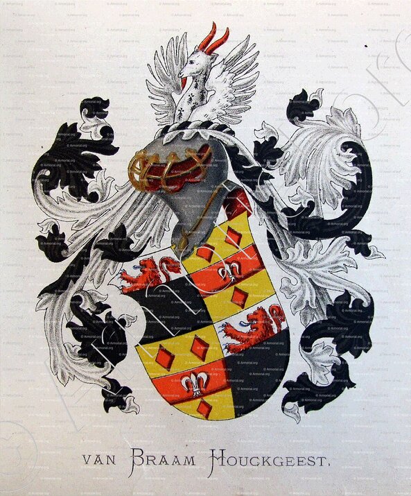 van BRAAM HOUCKGEEST - Wapenboek van den Nederlandschen Adel. (J.B. Rietstap). - Nederland (i)