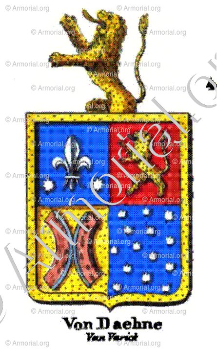 VON DAEHNE VAN VARIOT_Armorial royal des Pays-Bas_Europe