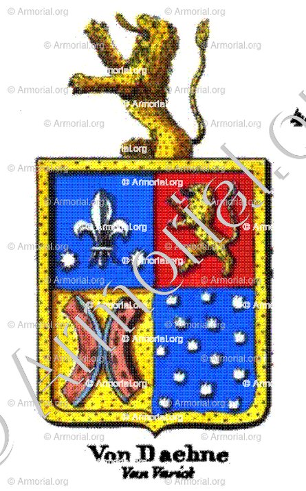 VON DAEHNE VAN VARIOT_Armorial royal des Pays-Bas_Europe