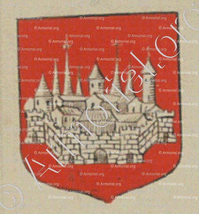 La ville de Masmunster (Alsace)_Blason enregistré sous le règne de Louis XIV_France 