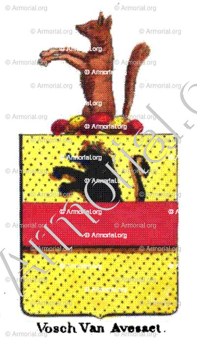 VOSCH VAN AVESAET_Armorial royal des Pays-Bas_Europe