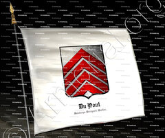 drapeau-DU PONT_Saintonge, Périgord, Québec._France, Canada. (2)