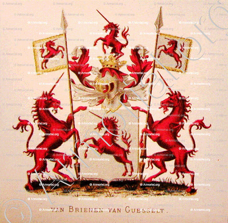 Van BRIENEN van GUESSELT_Wapenboek van den Nederlandschen Adel door J.B.Rietstap 1883 1887_Nederland