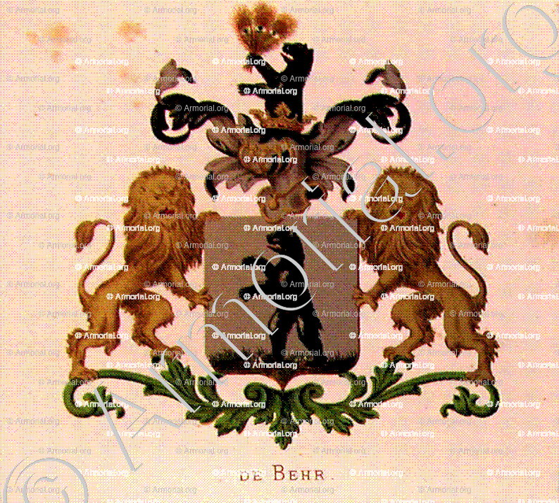 BEHR_Wapenboek van den Nederlandschen Adel door J.B.Rietstap 1883 1887 (Nederland)