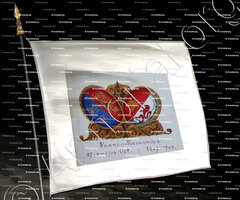 drapeau-NICE 1744-1746 1747-1749, FRANCO-ESPAGNOL_Armorial Nice. (J. Casal, 1903) (Bibl. mun. de Nice)._France