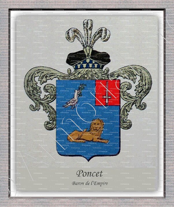 PONCET_Baron de l'Empire_France (+)