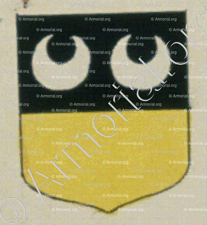 de BERGKHEIM femme de BERGKHEIM (Alsace)_Blason enregistré sous le règne de Louis XIV_France