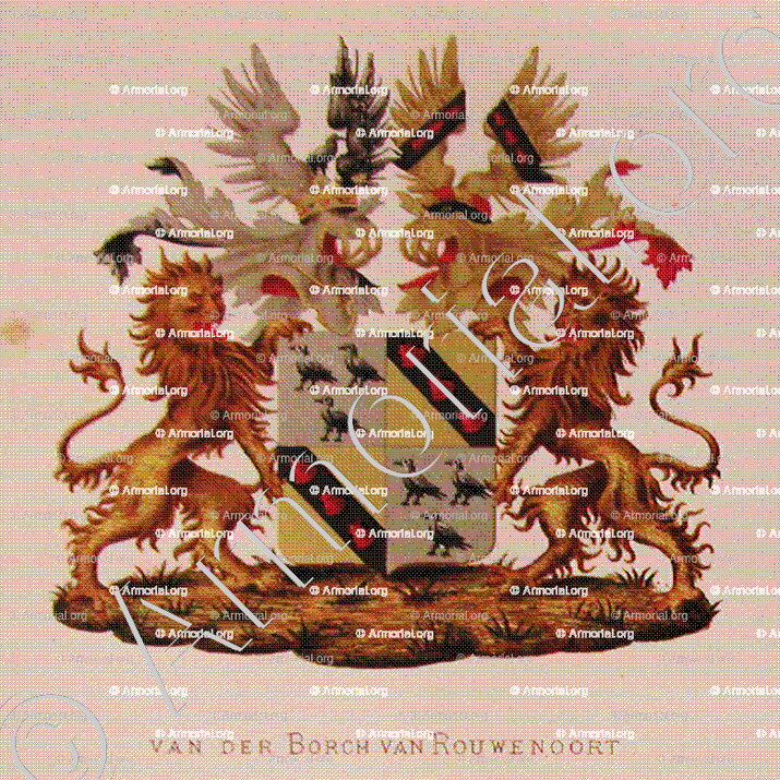 Van der BORCH van ROUWENOORT_Wapenboek van den Nederlandschen Adel door J.B.Rietstap 1883 1887_Nederland