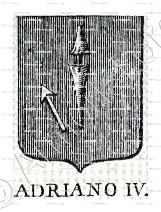 ADRIANO IV_Incisione a bulino del 1756._Europa