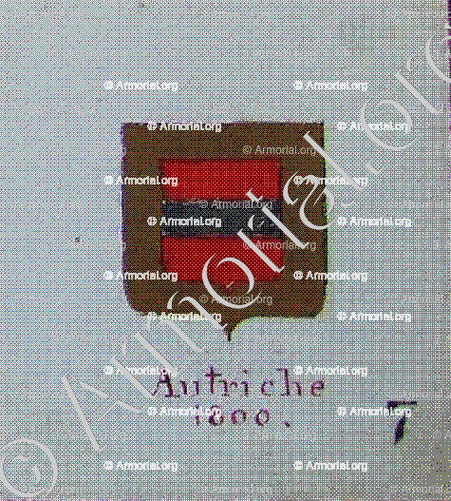 NICE 1800 AUTRICHE_Armorial Nice. (J. Casal, 1903) (Bibl. mun. de Nice)._France