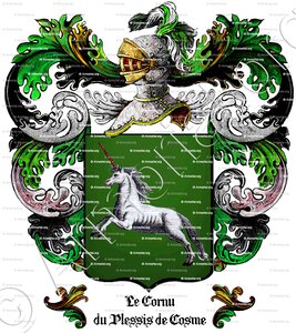 Le CORNU du PLESSIS de COSME