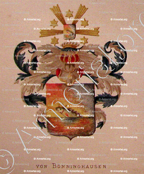 von BÖNNINGHAUSEN_Wapenboek van den Nederlandschen Adel door J.B.Rietstap 1883 1887_Nederland