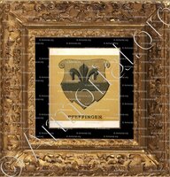 cadre-ancien-or-PFEFFINGEN_Wappenbuch der Stadt Basel . B.Meyer Knaus 1880_Schweiz 